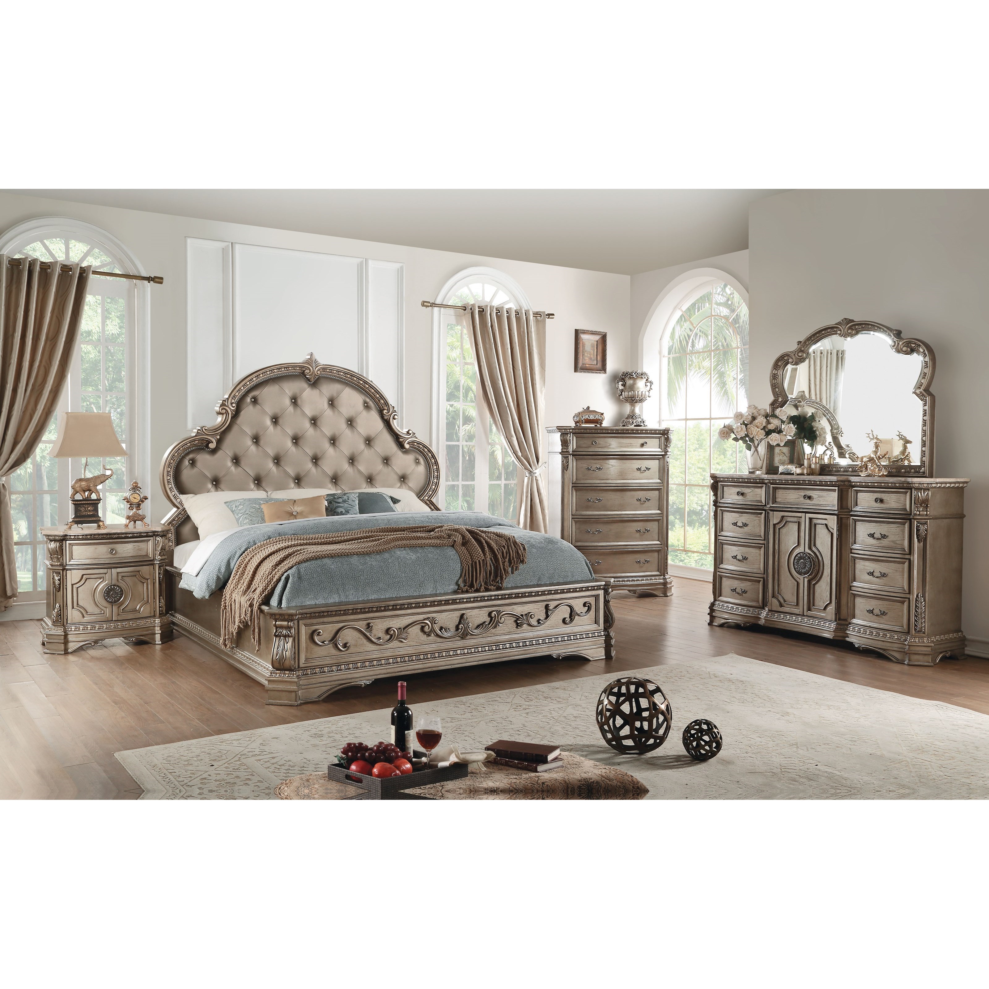 Acme Furniture Northville 7pc Queen Bedroom Group Value City
